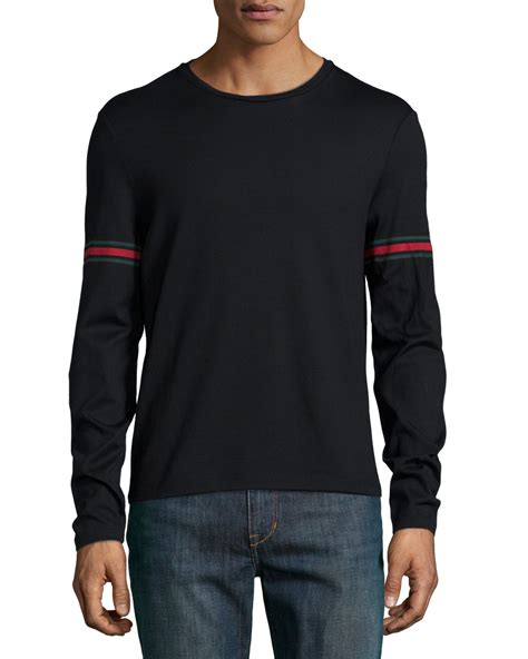 gucci arm sleeve|gucci long sleeve shirt men's.